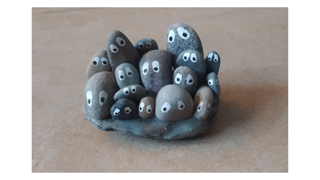 imagen piedra pintada